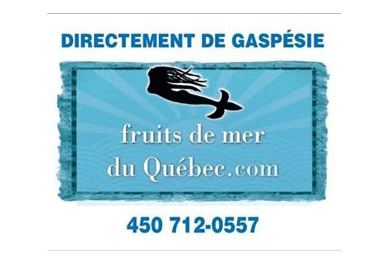Fruits de mer du Québec